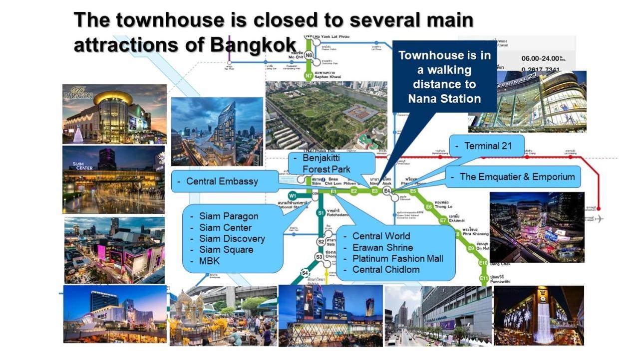 At Nana-5Bed, City Center, Nana Bts, Mbk, Central World, Siam Bangkok Zewnętrze zdjęcie
